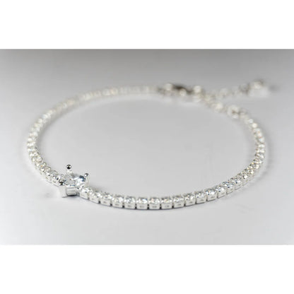 Pandora Timeless Teniska Narukvica Sparkling Heart (Srebro 925)