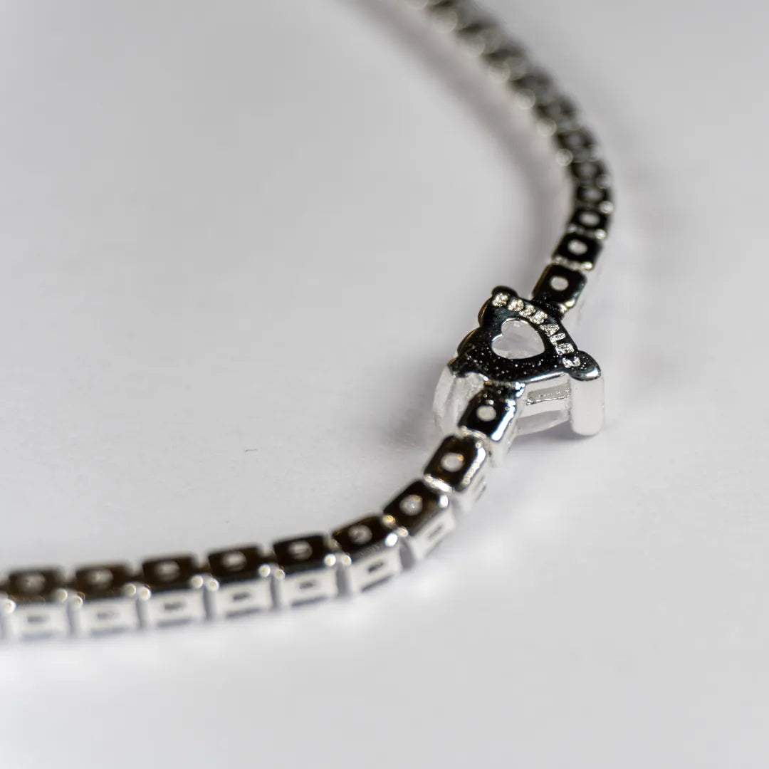 Pandora Timeless Teniska Narukvica Sparkling Heart (Srebro 925)