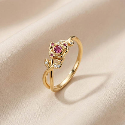 Pandora Prsten “Ruža Ljepotica i Zvijer” (Srebro 925)