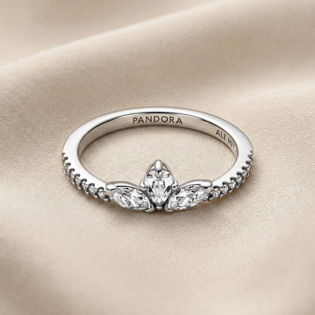 Pandora Timeless Svjetlucavi Prsten Herbarij (Srebro 925)