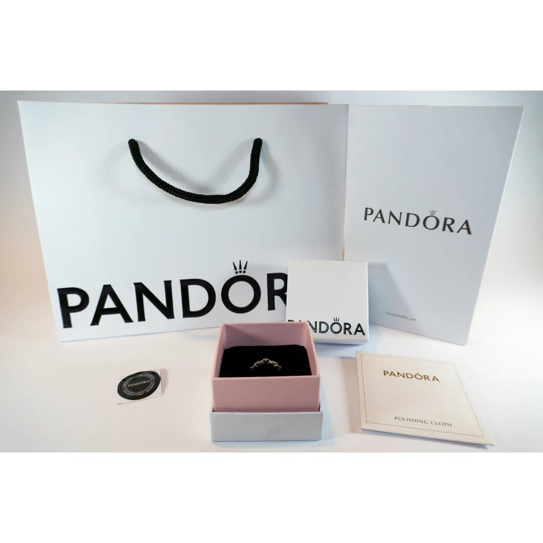 Pandora Timeless Prsten Blistavi Motiv Jadca s Različitim Kamenčićima (Srebro 925)