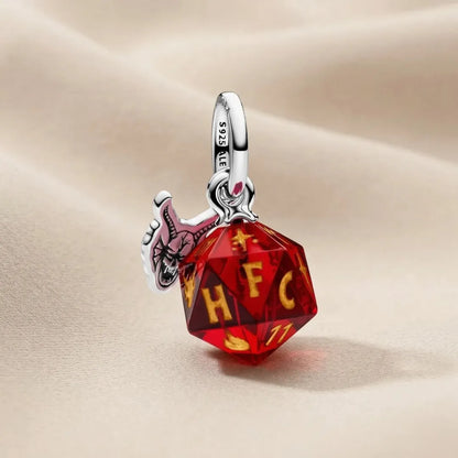 Pandora Stranger Things Viseći Privjesak Hellfire Club Kocka (Srebro 925)