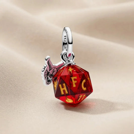 Pandora Stranger Things Viseći Privjesak Hellfire Club Kocka (Srebro 925)