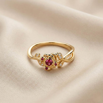 Pandora Prsten “Ruža Ljepotica i Zvijer” (Srebro 925)