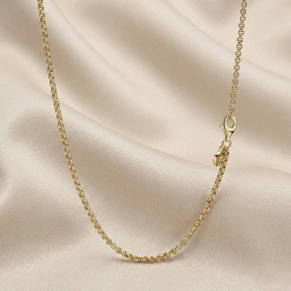 Pandora Ogrlica s Okruglim Karikama (Posebna Pandora legura metala s 14k pozlatom)