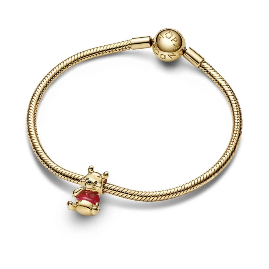 Pandora Disney Privjesak Winnie the Pooh Medvjedić (14k pozlata)