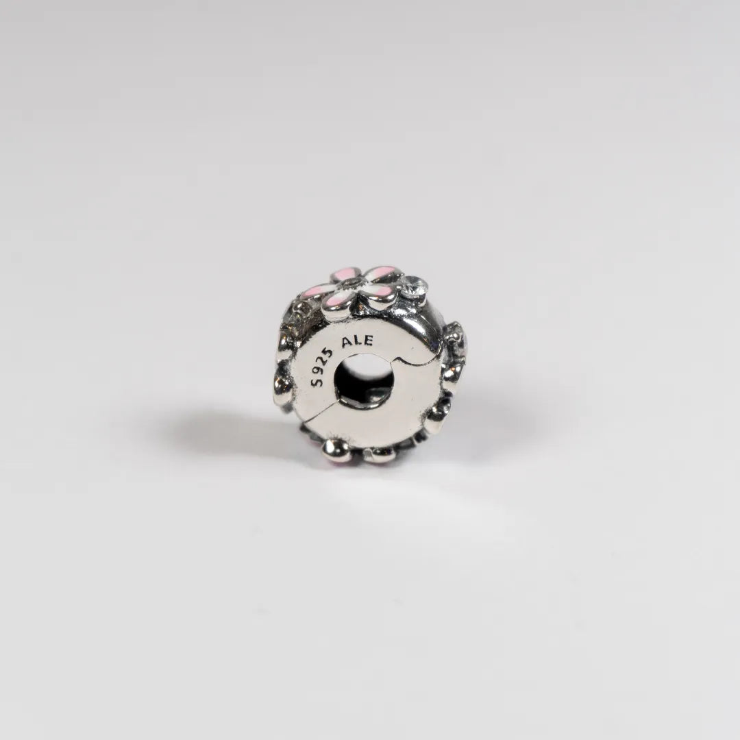 Pandora Kopča Ružičasta Tratinčica (Srebro 925)