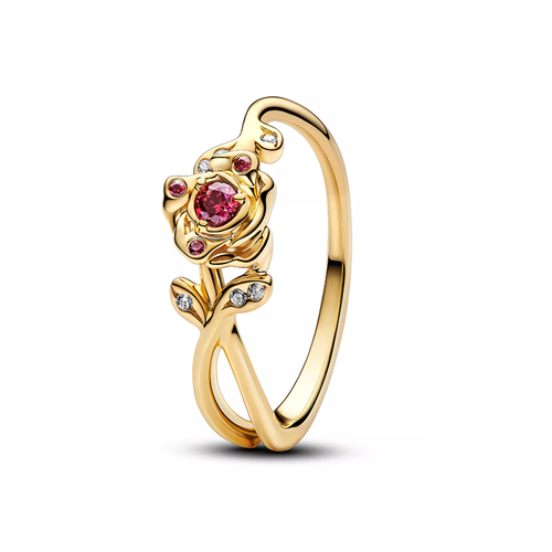 Pandora Prsten “Ruža Ljepotica i Zvijer” (Srebro 925.)