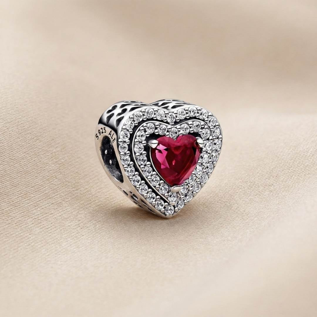 Pandora Privjesak Blistavo Poravnano Srce (Srebro 925)