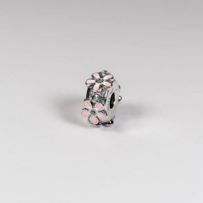 Pandora Kopča Ružičasta Tratinčica (Srebro 925)