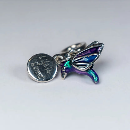 Pandora Dvostruki Viseći Privjesak Kolibrić – “Life is Sweet” (Srebro 925)