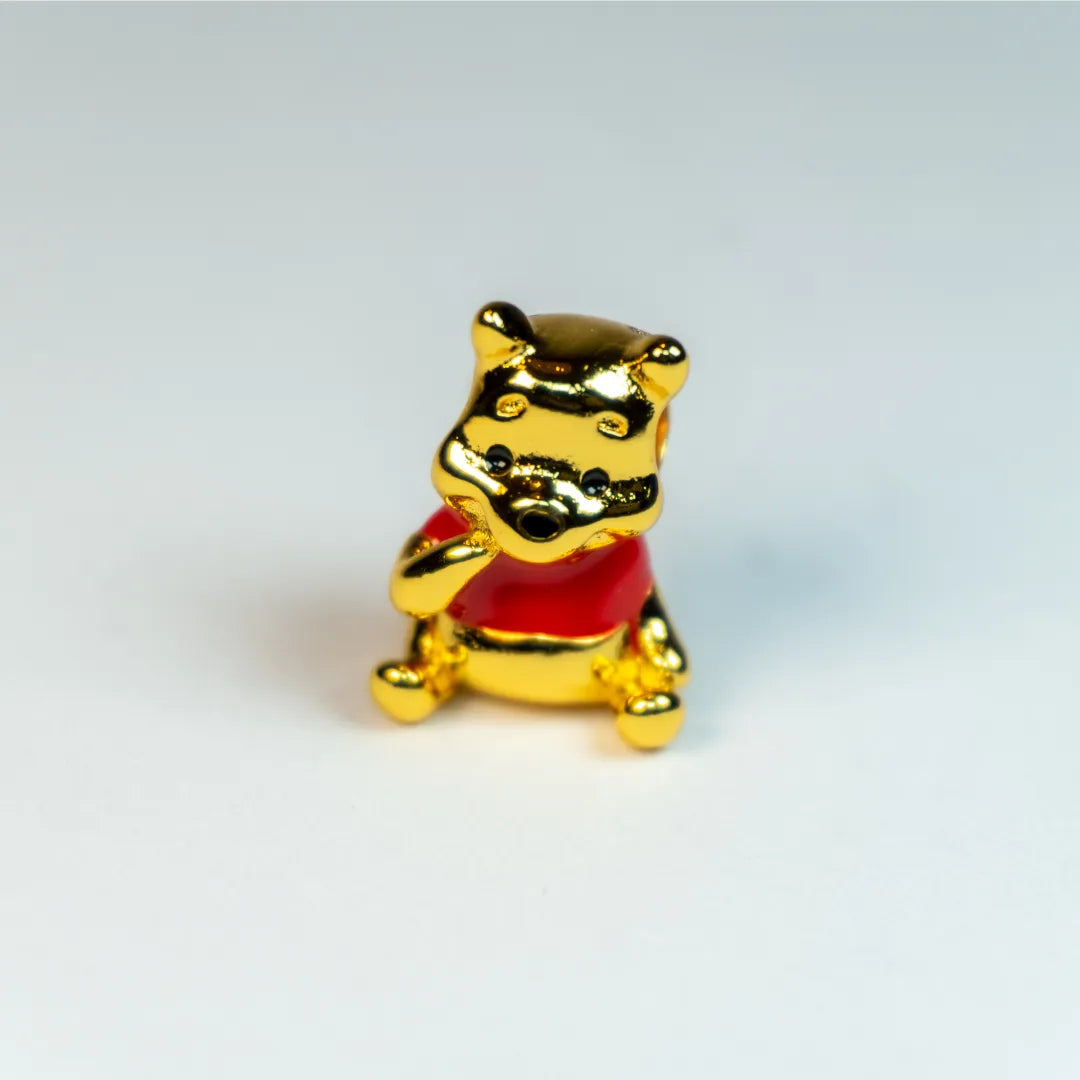 Pandora Disney Privjesak Winnie the Pooh Medvjedić (14k pozlata)