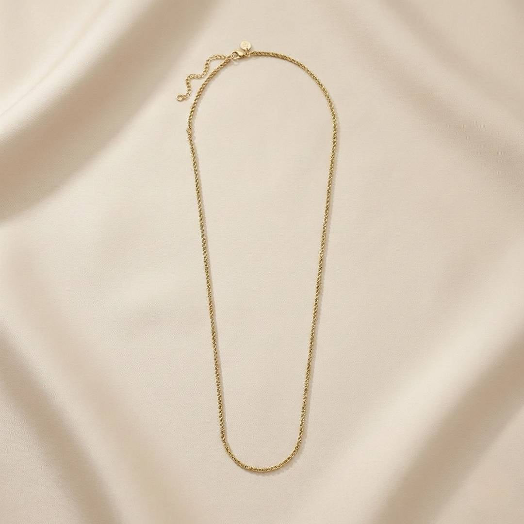 Pandora Ogrlica s Okruglim Karikama (Posebna Pandora legura metala s 14k pozlatom)