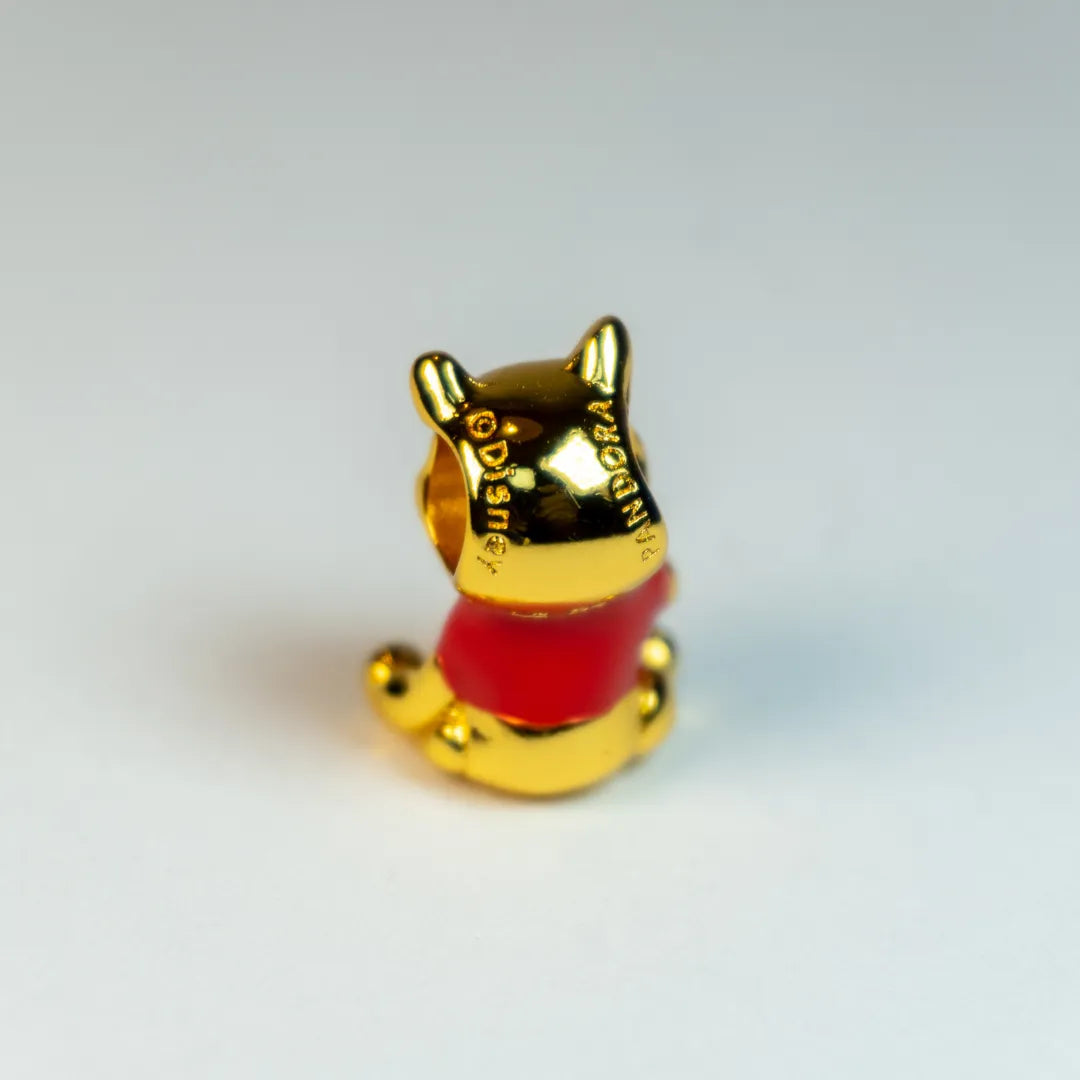 Pandora Disney Privjesak Winnie the Pooh Medvjedić (14k pozlata)
