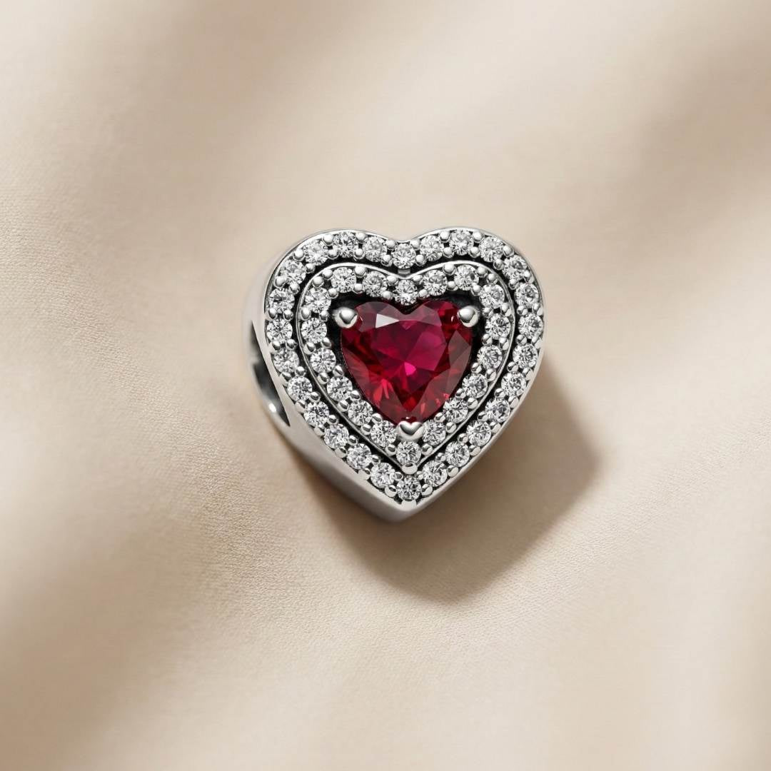 Pandora Privjesak Blistavo Poravnano Srce (Srebro 925)