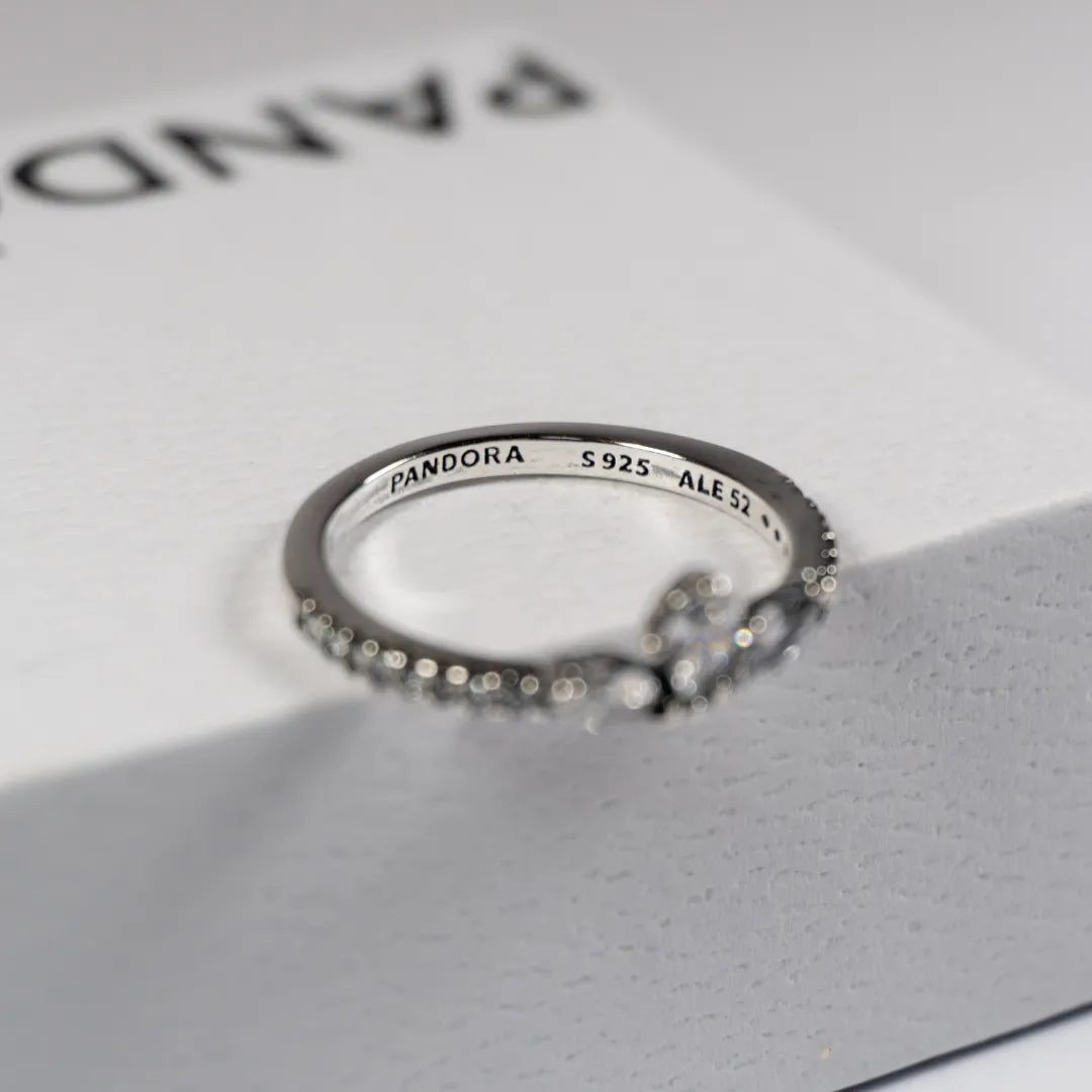 Pandora Timeless Svjetlucavi Prsten Herbarij (Srebro 925)