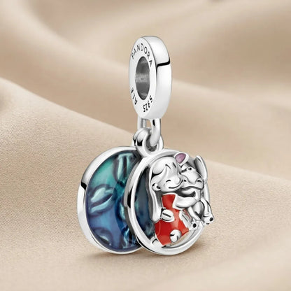 Pandora Disney Viseći Privjesak Lilo & Stitch “Obitelj” (Srebro 925)