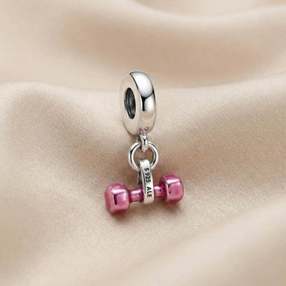 Pandora Privjesak Bučica i Srce – Fitness Motiv (Srebro 925)