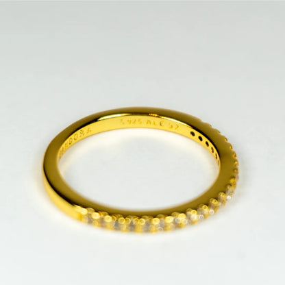 Pandora Prsten Zlatni Svjetlucavi Prsten (Posebna Pandora legura metala s 14k pozlatom)