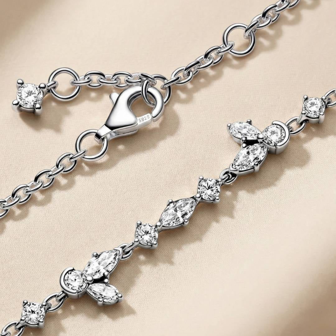 Pandora Timeless Lančasta Narukvica Blistavi Herbarij (Srebro 925)