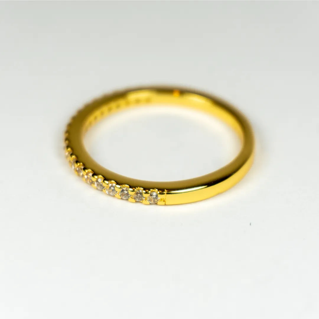 Pandora Prsten Zlatni Svjetlucavi Prsten (Posebna Pandora legura metala s 14k pozlatom)