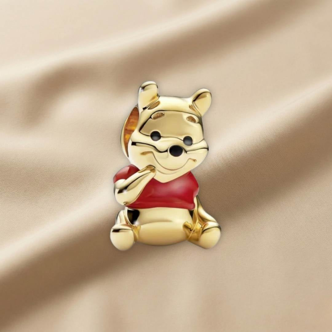 Pandora Disney Privjesak Winnie the Pooh Medvjedić (14k pozlata)