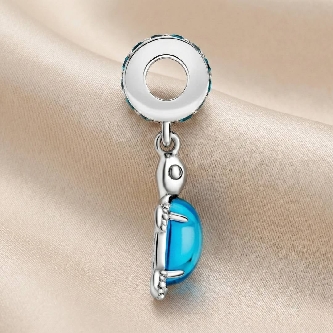 Pandora Privjesak Morska Kornjača s Murano Staklom (Srebro 925)