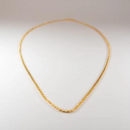 Pandora Ogrlica s Okruglim Karikama (Posebna Pandora legura metala s 14k pozlatom)