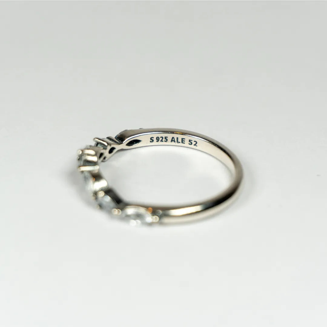 Pandora Timeless Prsten Blistavi Motiv Jadca s Različitim Kamenčićima (Srebro 925)