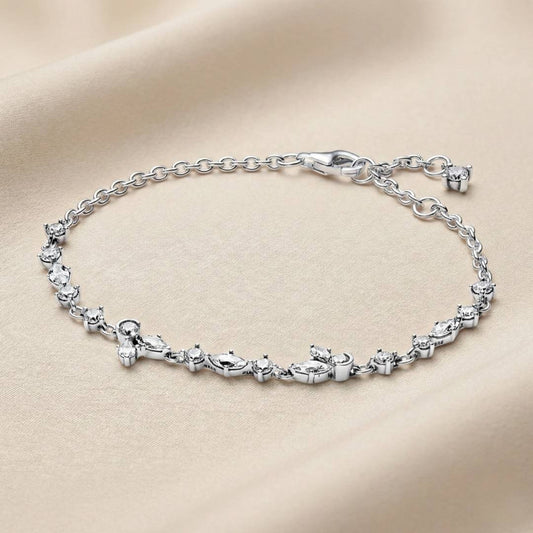 Pandora Timeless Lančasta Narukvica Blistavi Herbarij (Srebro 925)