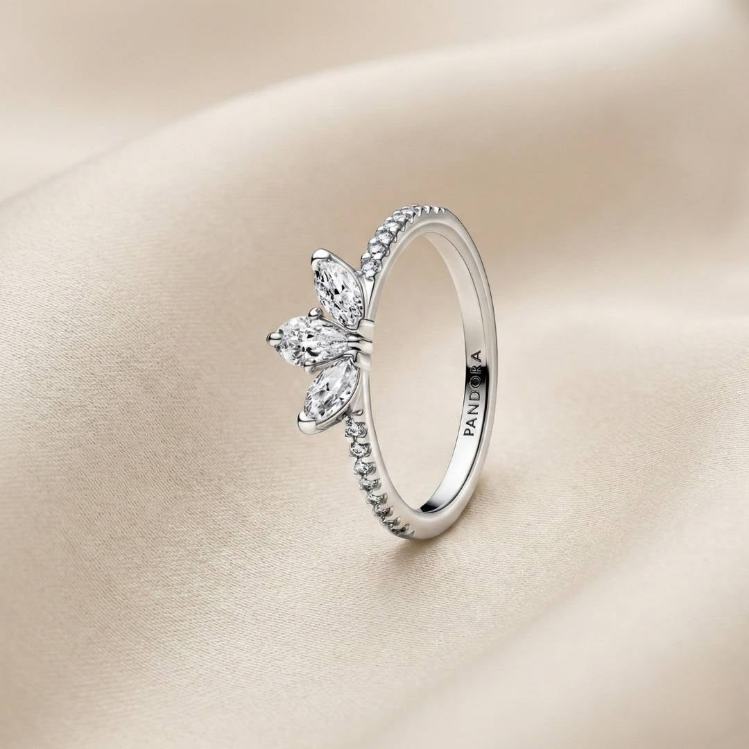 Pandora Timeless Svjetlucavi Prsten Herbarij (Srebro 925)