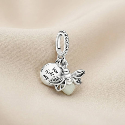 Pandora Viseći Privjesak Krijesnica koja Svijetli u Mraku (Srebro 925)