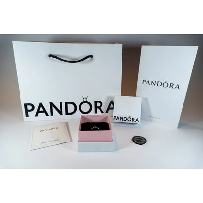 Pandora Prsten Tri Sjajna Cirkona (Srebro 925)