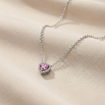 Pandora Ogrlica Rozo Srce (Srebro 925)