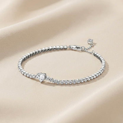 Pandora Timeless Teniska Narukvica Sparkling Heart (Srebro 925)