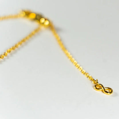 Pandora Ogrlica Sparkling Infinity Collier – Simbol Beskonačnosti (Posebna Pandora legura metala s 14k pozlatom)