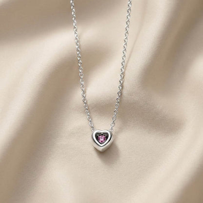 Pandora Ogrlica Rozo Srce (Srebro 925)