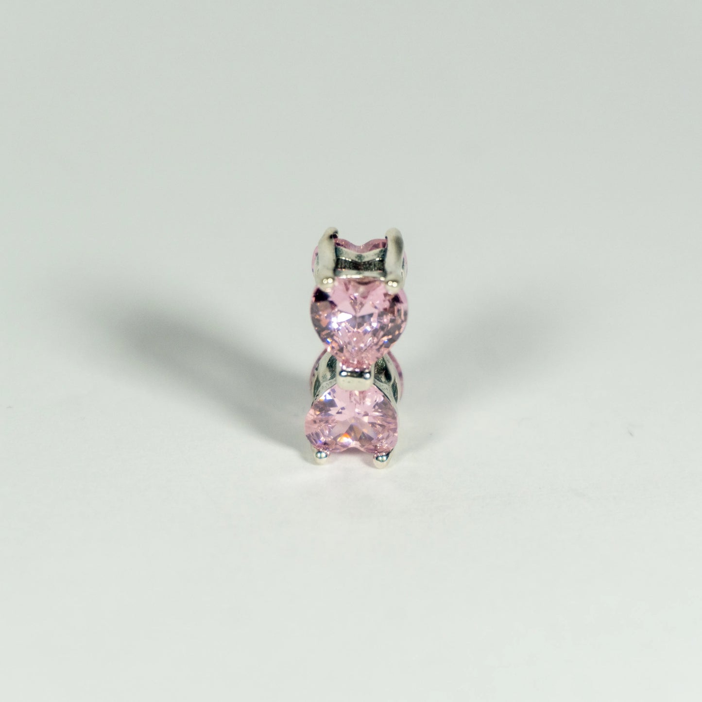 Pandora Privjesak Ružičasta Mašna (Srebro 925)