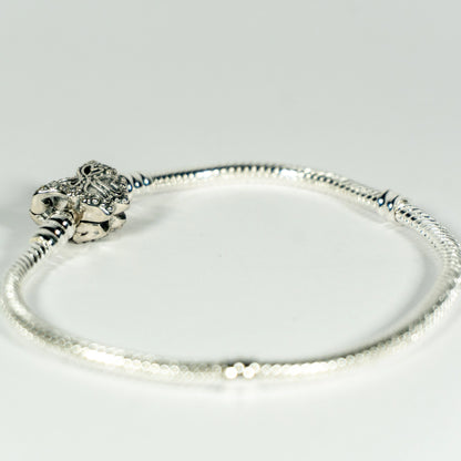 Pandora Narukvica Moments sa Zmijskim Vezom i Kopčom u Obliku Leptira (Srebro 925)