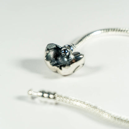 Pandora Narukvica sa srcolikom kopčom (Srebro 925)