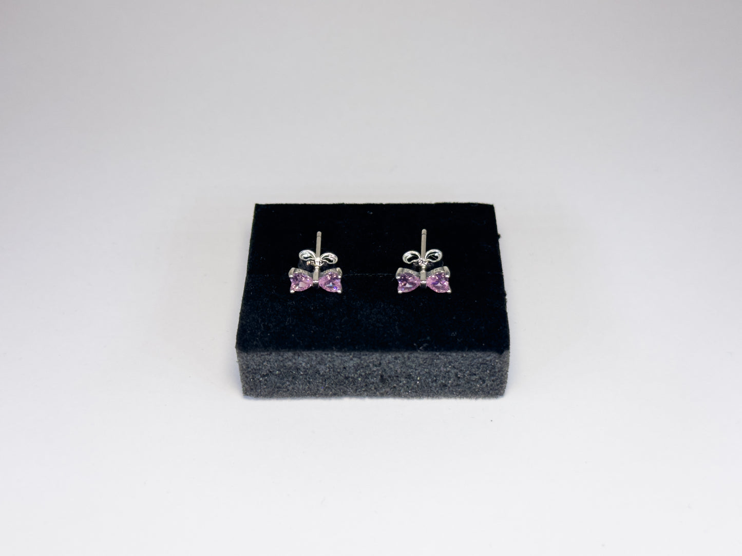 Pandora Svjetlucave Roza Mašna Naušnice (Srebro 925)