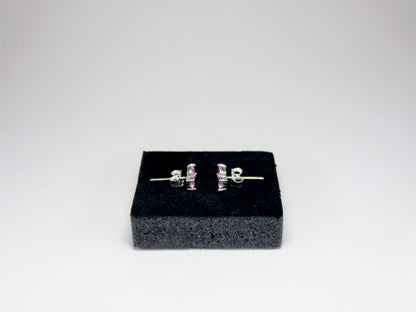 Pandora Svjetlucave Roza Mašna Naušnice (Srebro 925)