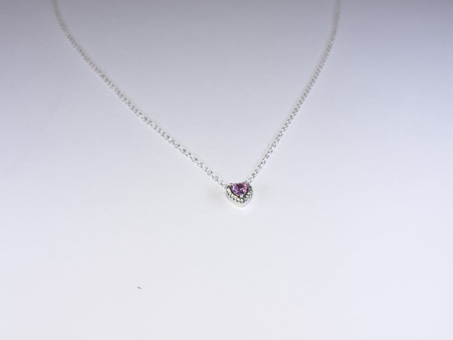 Pandora Ogrlica Rozo Srce (Srebro 925)