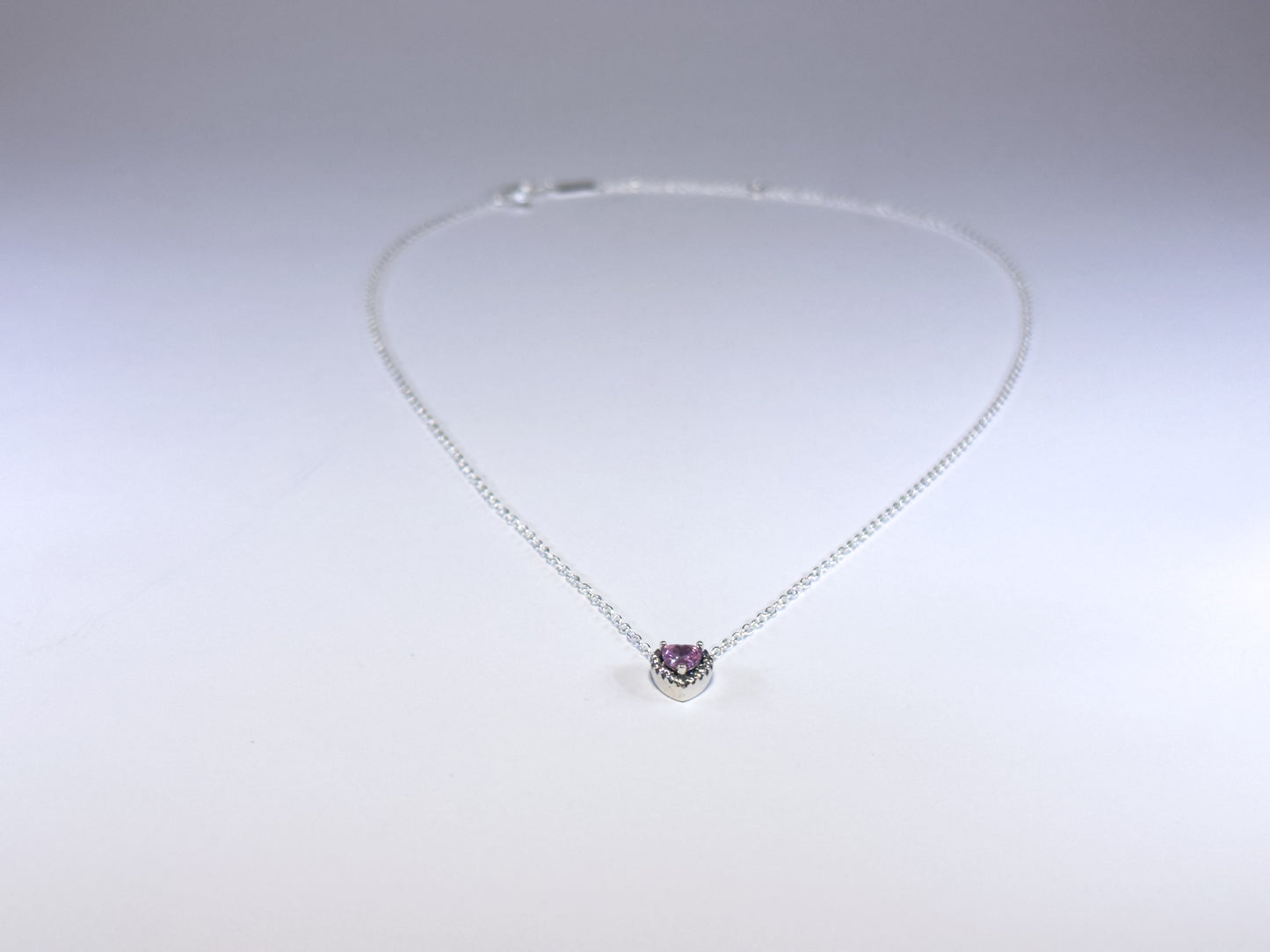 Pandora Ogrlica Rozo Srce (Srebro 925)