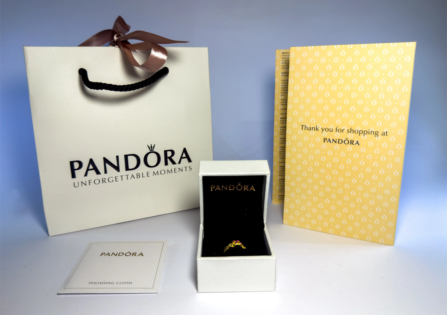 Pandora Prsten “Ruža Ljepotica i Zvijer” (Srebro 925)