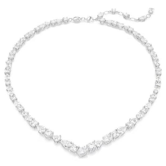Swarovski Mesmera Ogrlica (Rhodium Plated, Mixed-Cut Zirconia)