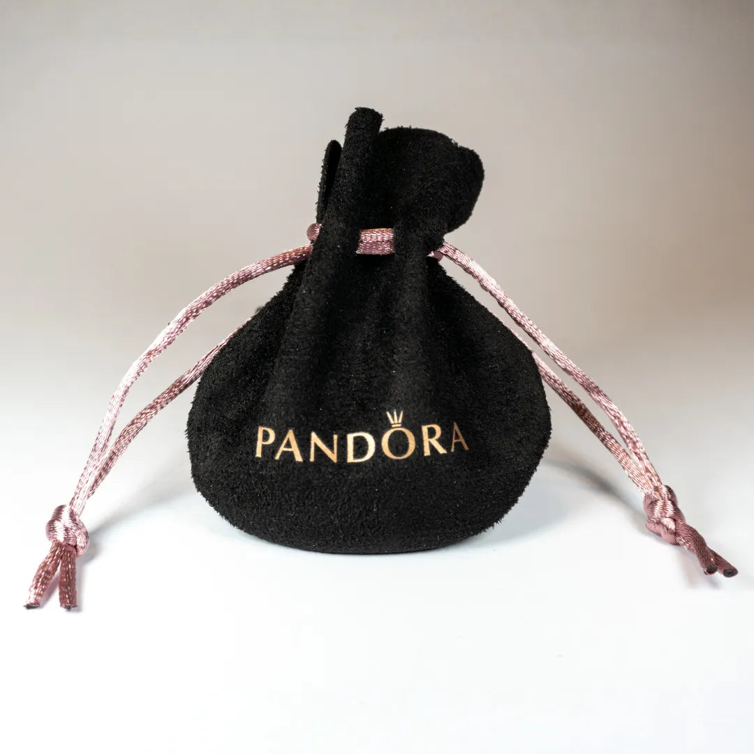 Pandora Privjesak Murano Staklo u Više Boja i Zakrivljeno Pero (Pandora legura metala)